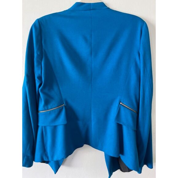 Zara Open Blazer With Zipper Detail - Picture 2 of 3